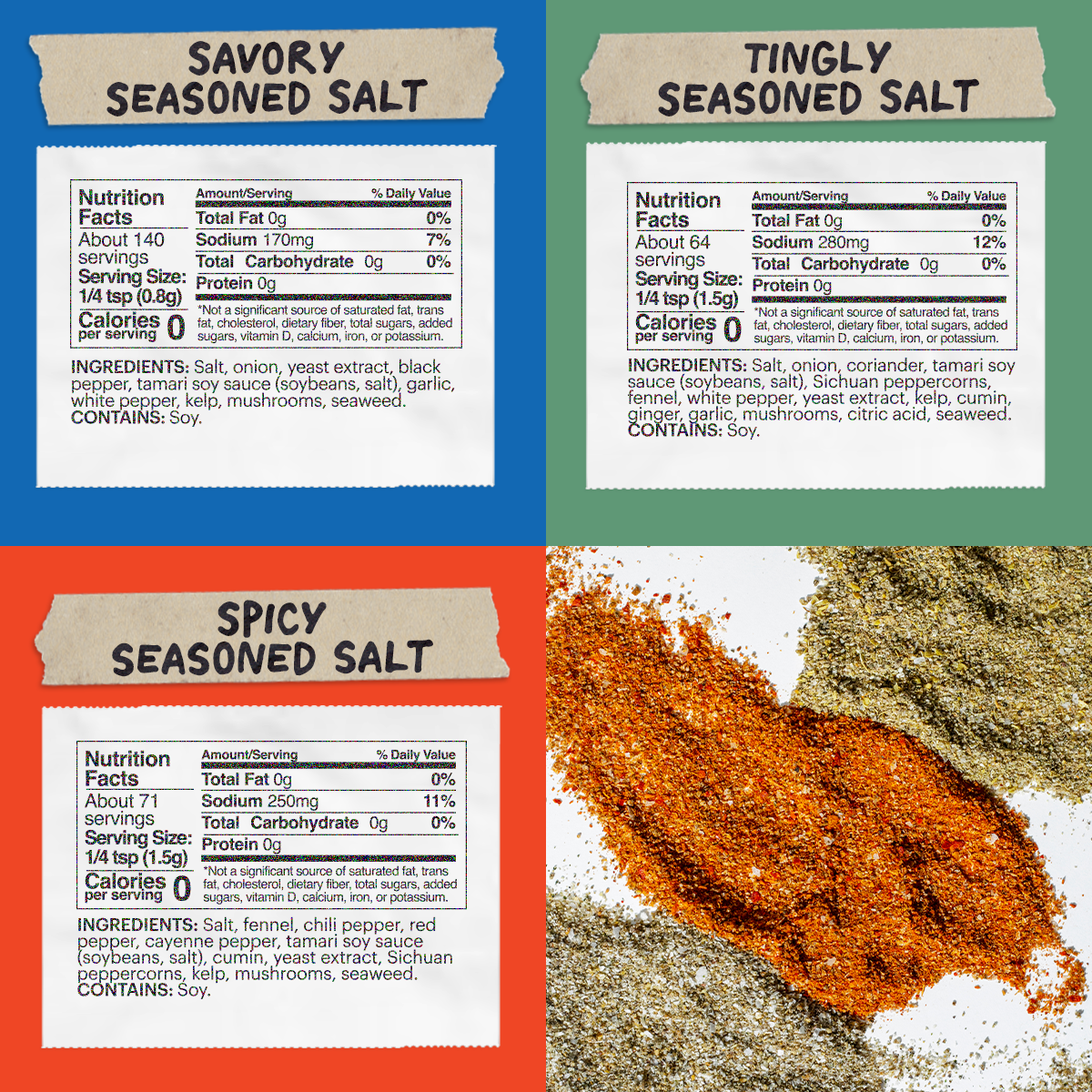 Salts 3 Pack - Clean Bundle