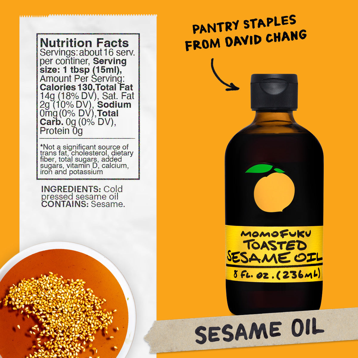 Toasted Sesame Oil - Soft Pick