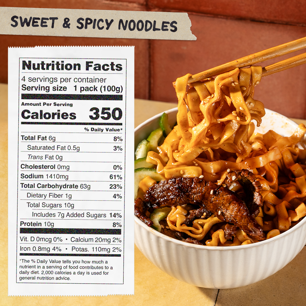 Sweet & Spicy Noodles | 4 Packs - Fresh Style