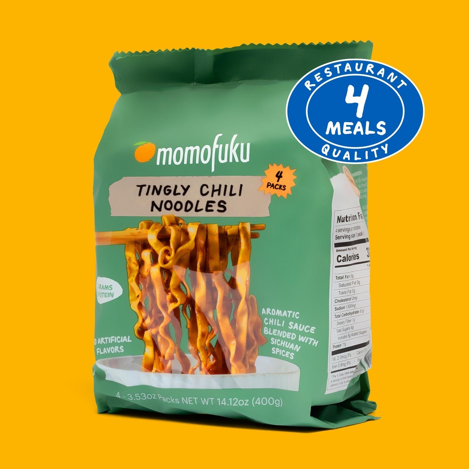 Tingly Chili Noodles | 4 Packs - Clean Style